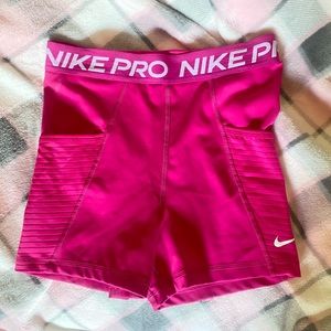 Nike Womens Pro High Waisted 3” Training Shorts Size S
